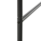 Outsunny arch for metal and outdoor metal climbing, 140x40x240cm, black - Borgè