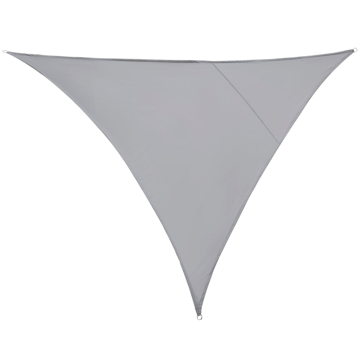 Outsunny Shading Shadow Triangular Suna In Polyester 4x4x4m Grey - Borgè