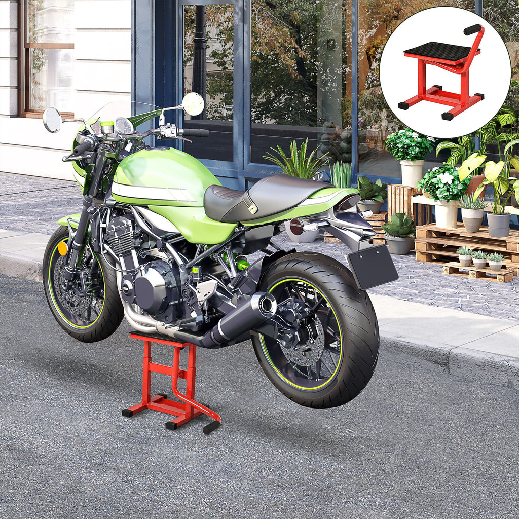Durhor rabbit lifting in Max 150kg steel lifting with rubber surface and crank, 48x34x43 cm, red - Borgè