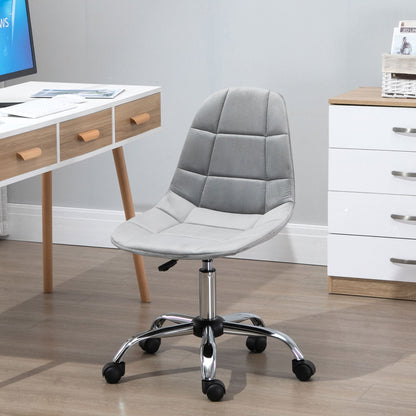 WINTERS | Grey Swivel Chair for Bedroom or Office - Ergonomic Chair - Borgè