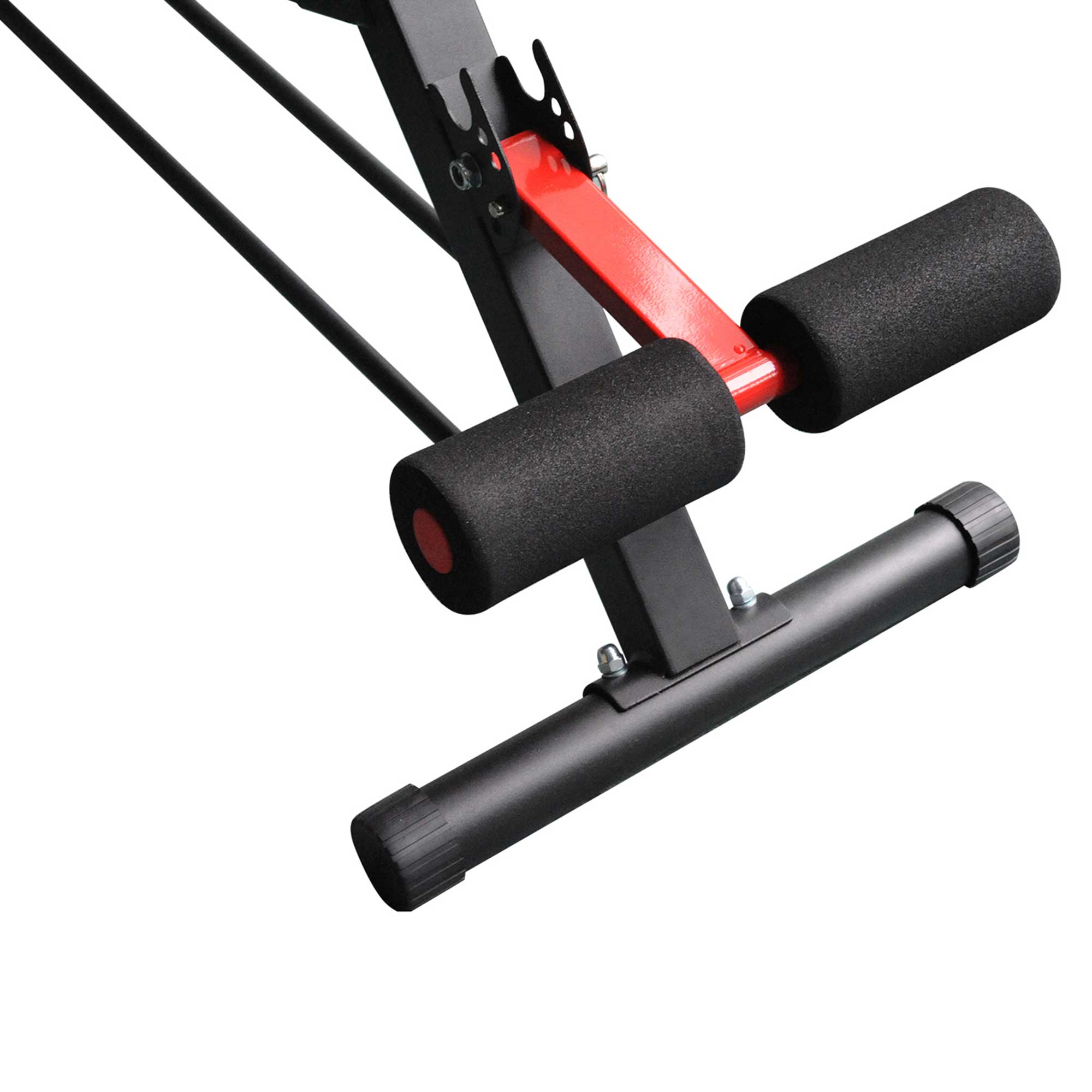 adjustable multifunctional bench for training abdomen legs and black and red buttocks - Borge' Group Limited