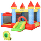 Giant Bouncy Castle for Kids Ages 3-8 with Slide, Pool and Basketball Hoop, 280cmx260cmx210cm - Borge' Group Limited