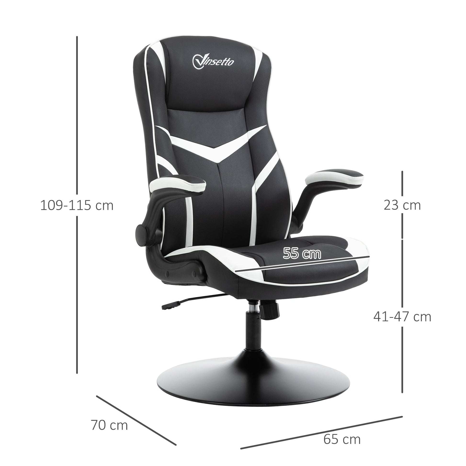 VATER chair chair office gaming, adjustable height and folding armrests - Borgè