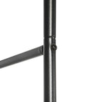 Outsunny arch for metal and outdoor metal climbing, 140x40x240cm, black - Borgè