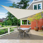 Sail Shade Sail Polyester Triangle Sun Shade Sail (Color: White, Size: 6x6x6m) - Borge' Group Limited