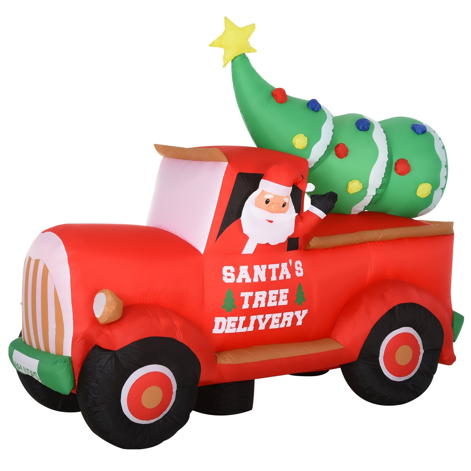 Inflatable Gigantic Santa Claus Tree Delivery with LED lights - Borgè