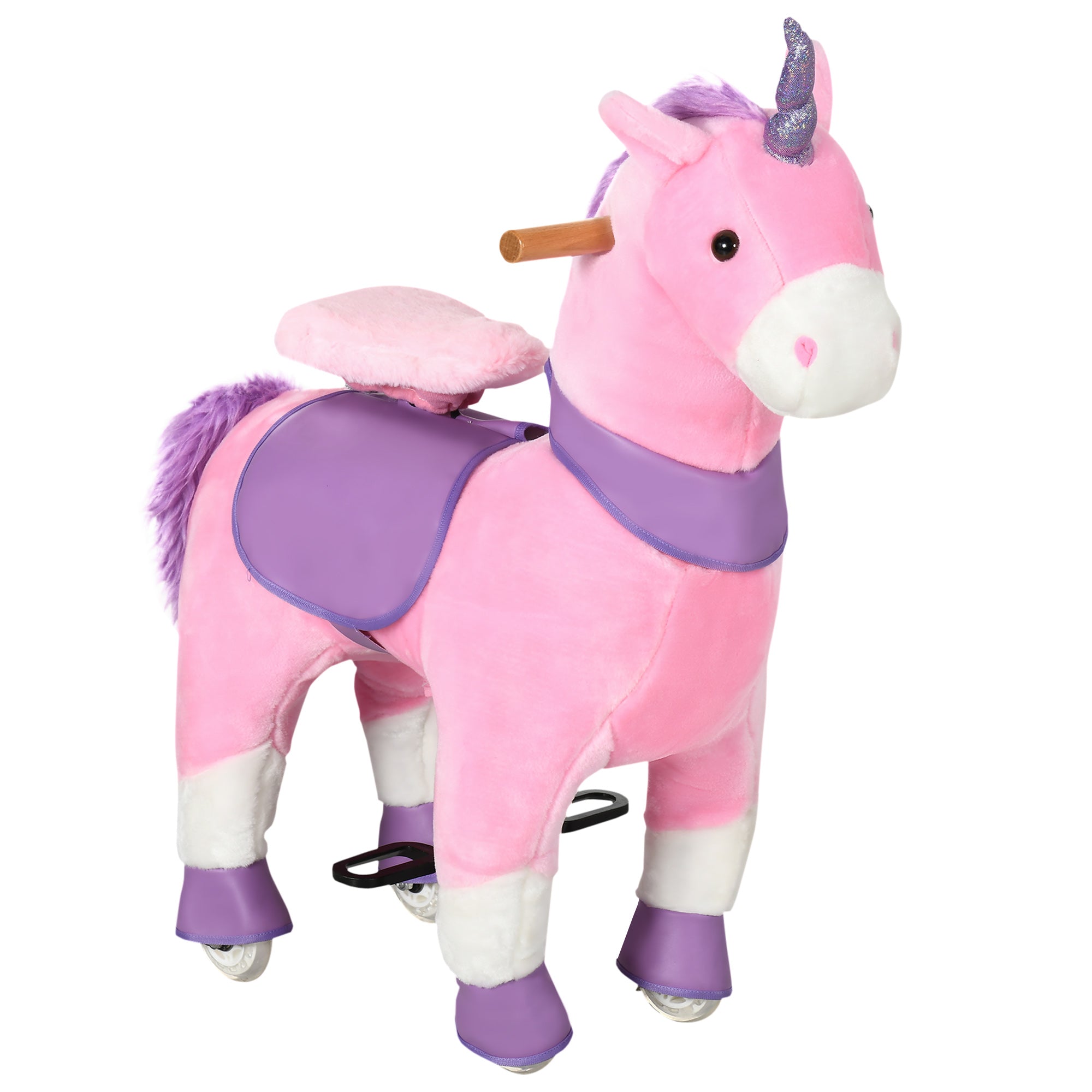 Pink Unicorn with wheels | 3-6 Years - Borgè