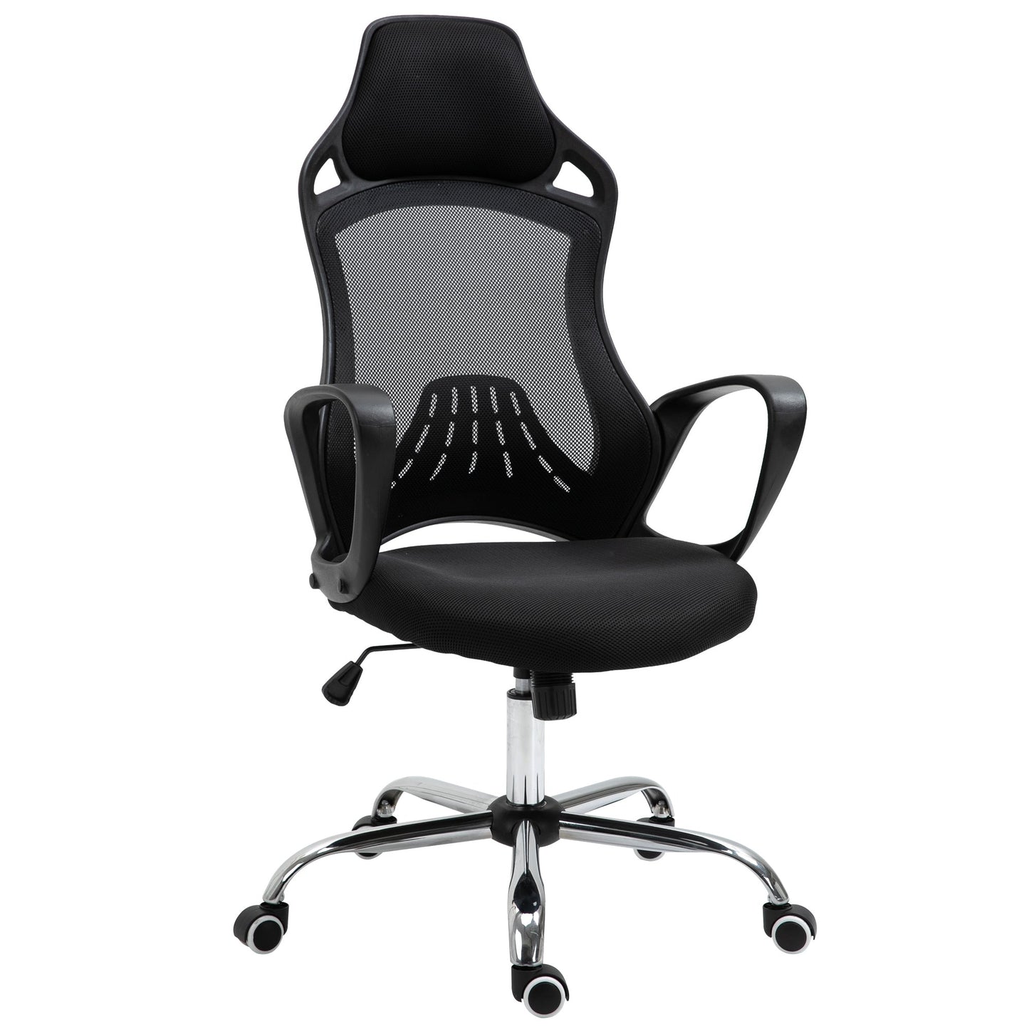 Ergonomic Office Chair Vesting Gaming Gaming chairs in breathable network fabric with large black armrests