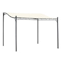 Gazebo Pergola 3x3m Garden with Waterproof Curtain Cream - Borge' Group Limited