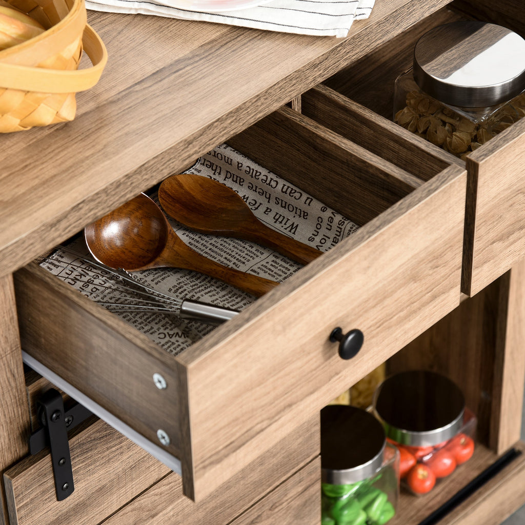 Homcom industrial style kitchen belief Vintage pantry - Borgè