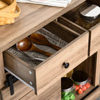 Homcom industrial style kitchen belief Vintage pantry - Borgè