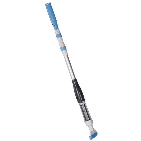 Outsunny vacuum cleaner for portable swimming pool and cordless with 3-level auction, Ø6x106-162 cm, blue and white - Borgè