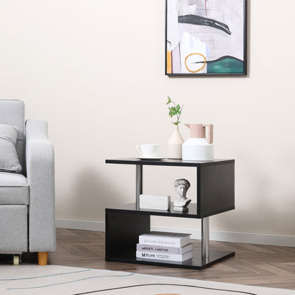 LILA | Black Modern Coffee Table | 50x50x50 cm - Borgè