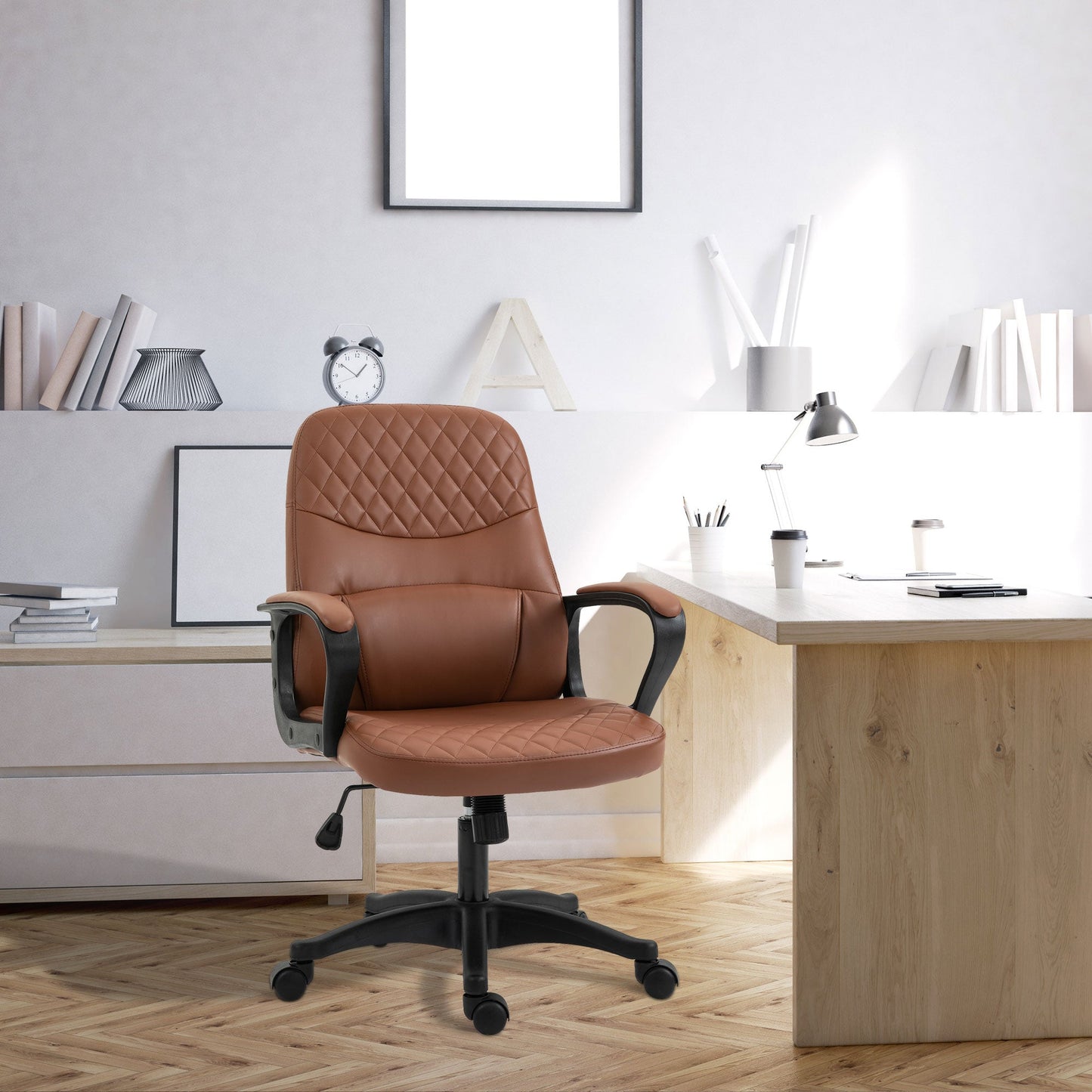 Vadgetto chair chair massacle office in brown -like with adjustable height - Borgè