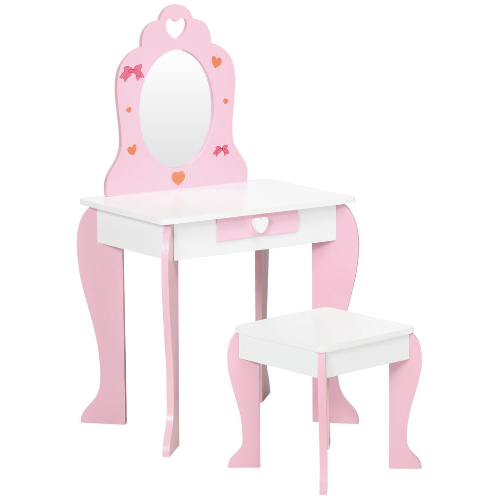 Pink Lady Makeup Table for Kids | Girls Toys 3-6yrs - Borgè