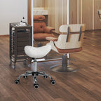 Stool for Beautician Hairdresser Happy Seat Sella 52 × 53 × 49-61cm cream - Borgè