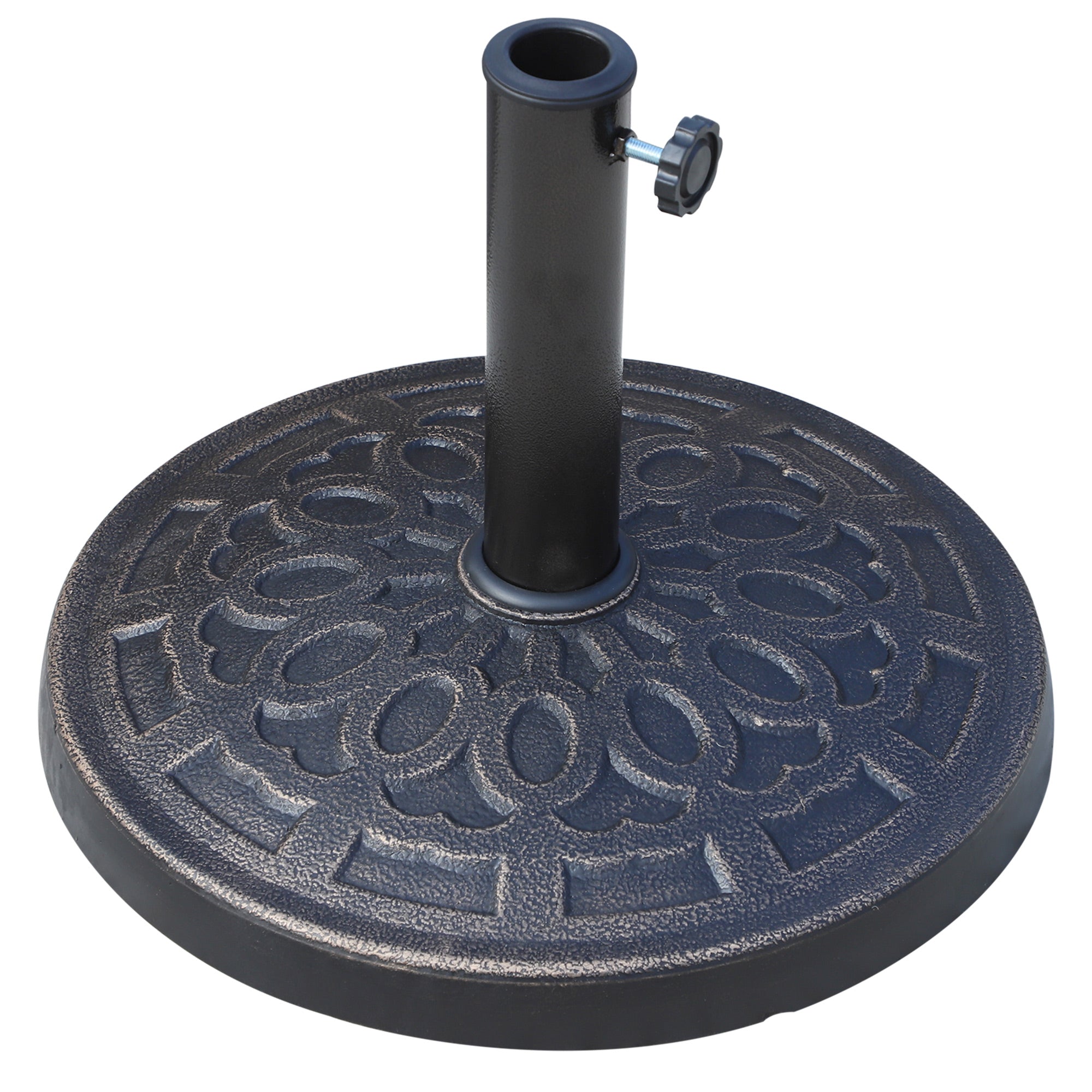 Round Garden Umbrella Base in Resin Ø44 × 33cm - Borge' Group Limited