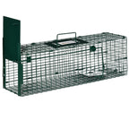 Rat, Mice and Nutria Trap Cage with Single Door, 60x18x20cm, Green - Borge' Group Limited