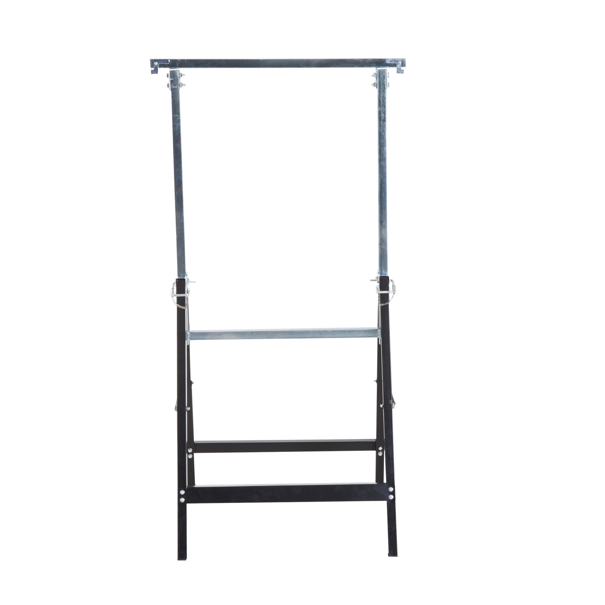 Set 2 Work Cavalllets Folding Telescopic Height Adjustable in steel pipes - Borgè