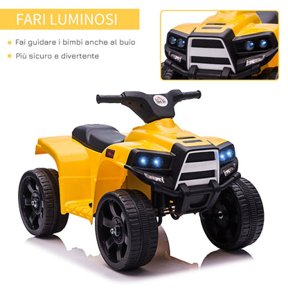 Black & Yellow Quad Bike | 6V - Borgè