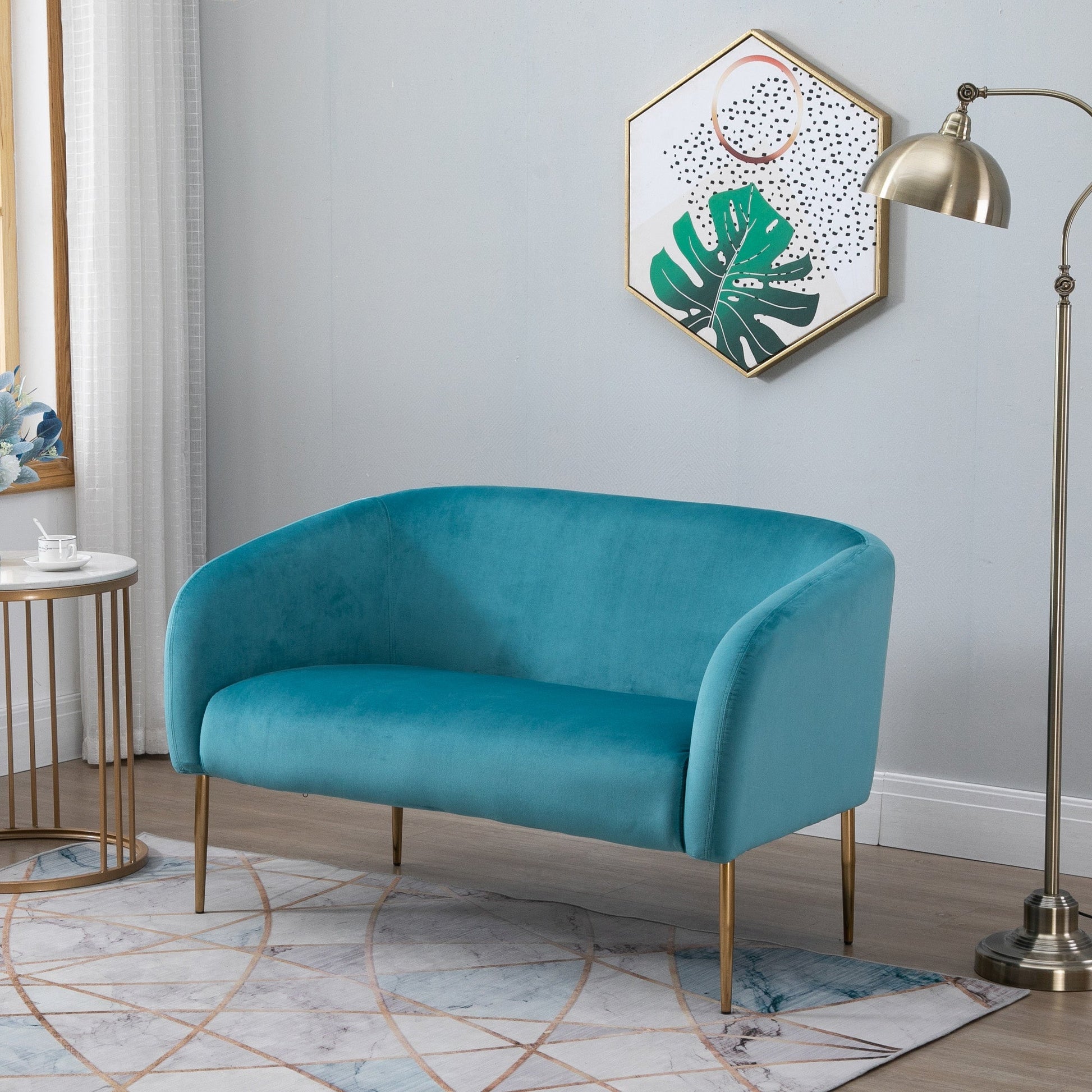 Green 2 Seater Sofa - Borgè