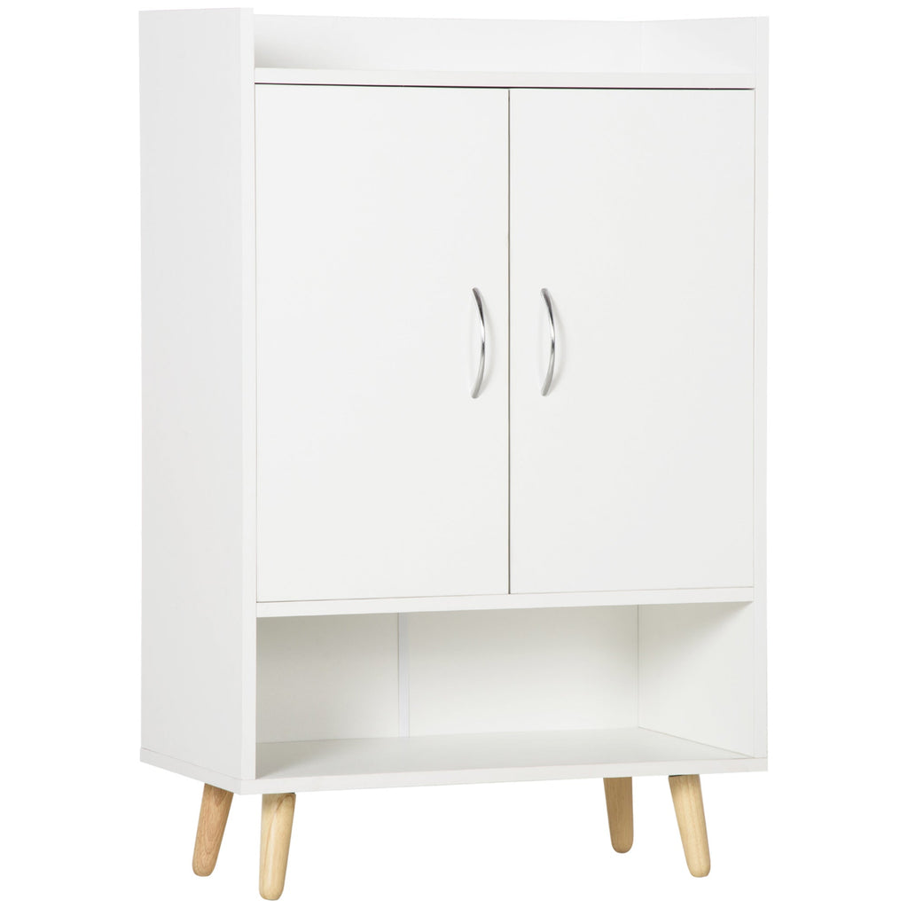 Mobile Mobile Board Wooden Wood Road with open shelf, Design Shoeing Wardrobe for Entrance, 60x30x92cm - Borgè