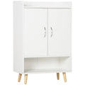 Mobile Mobile Board Wooden Wood Road with open shelf, Design Shoeing Wardrobe for Entrance, 60x30x92cm - Borgè