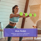 Set of 6 Dumbbells from 0.5kg 1kg 1.5kg - Borge' Group Limited