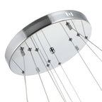 suspension crystal chandelier with 3 adjustable LED lights ф60 x 110cm - Borgè