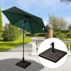 Square Resin Umbrella Base for Ø3.8/4.8cm Poles, 47x47x32cm - Borge' Group Limited