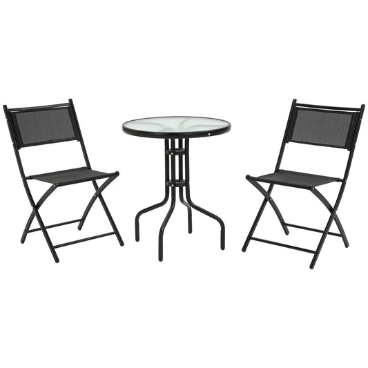 DUSKY | 3Pcs Garden Table and Chairs Set - Borgè