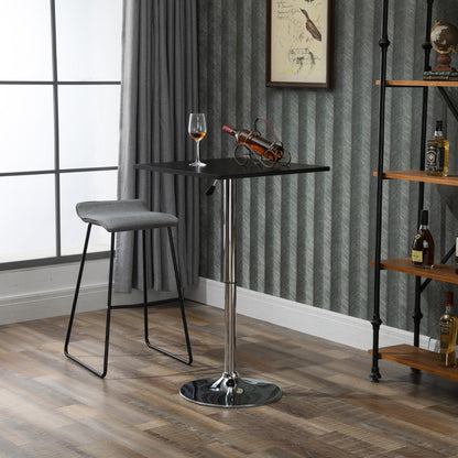 square table adjustable in height for bars, living room, kitchen - Borgè