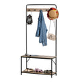 bend with bench and shoe rack in an entrance mobile for entrance - Borgè