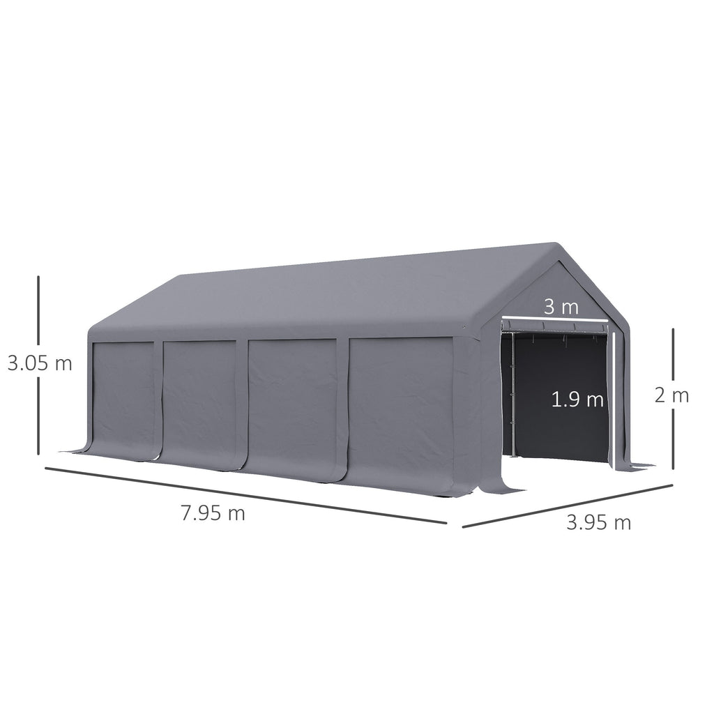 Grey Garden Tent 7.95x3.95m - Borge' Group Limited