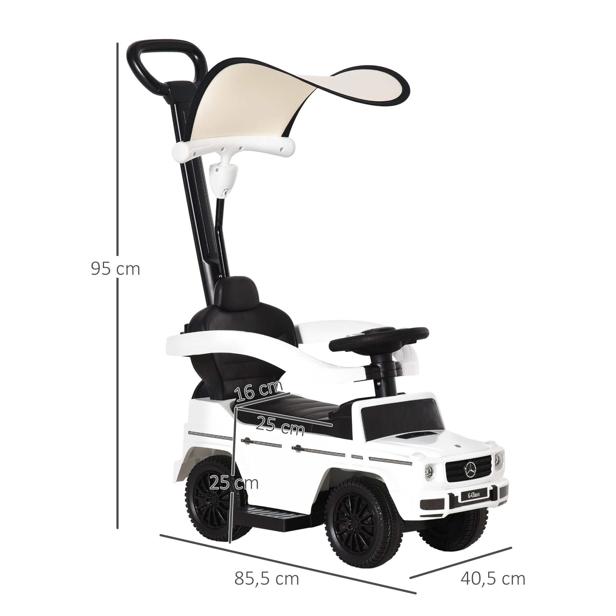 MERCEDES | Push Car for children 12-36 months - Borgè