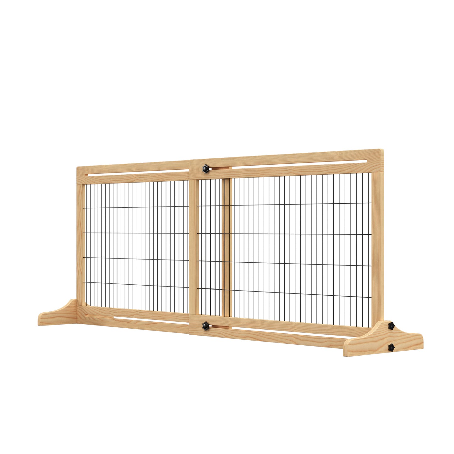 PAWHUT DOGLE FOR DOG ERBAND IN INTERNAL WOOD, 104-183x36x69cm, Wooden color - Borgè