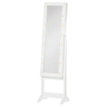 Badge Wardrobe with adjustable mirror and LED lights - Borgè