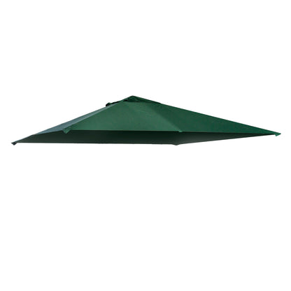 Outsunny spare roof for 3x3m garden gazebo in polyester, green - Borgè