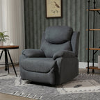 Relaxable Ergonomic Chair Relaxable Armchair With Reclinable backrest and footrests - Borgè