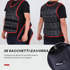 20KG Jacket with 38 Weights, Padding and Velcro Closures - Borge' Group Limited