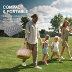 Outsunny outdoor carpet 182x274 cm folding and reversible, in gray and white polypropylene - Borgè