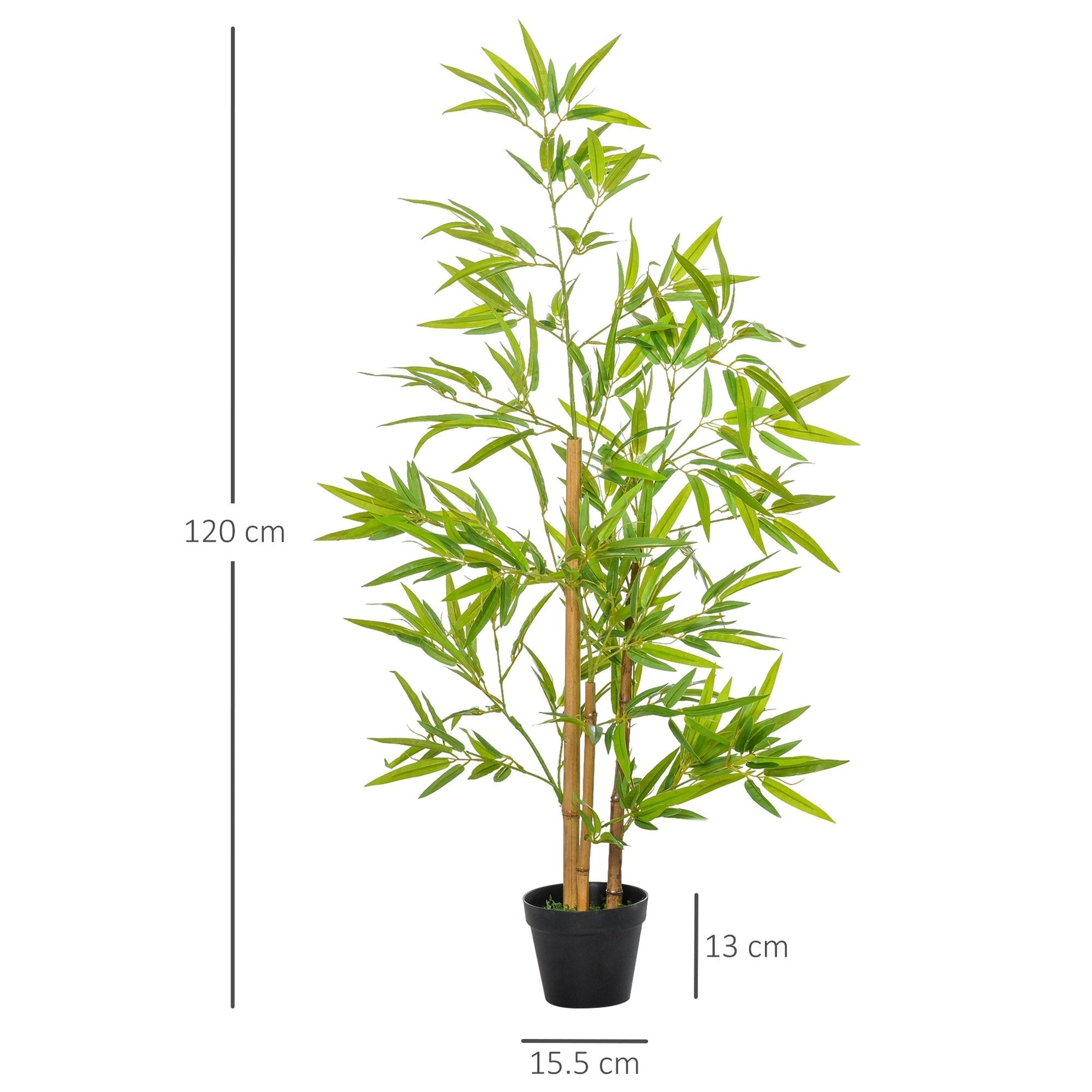 Artificial Bamboo Decorative Plant 120cm - Borgè