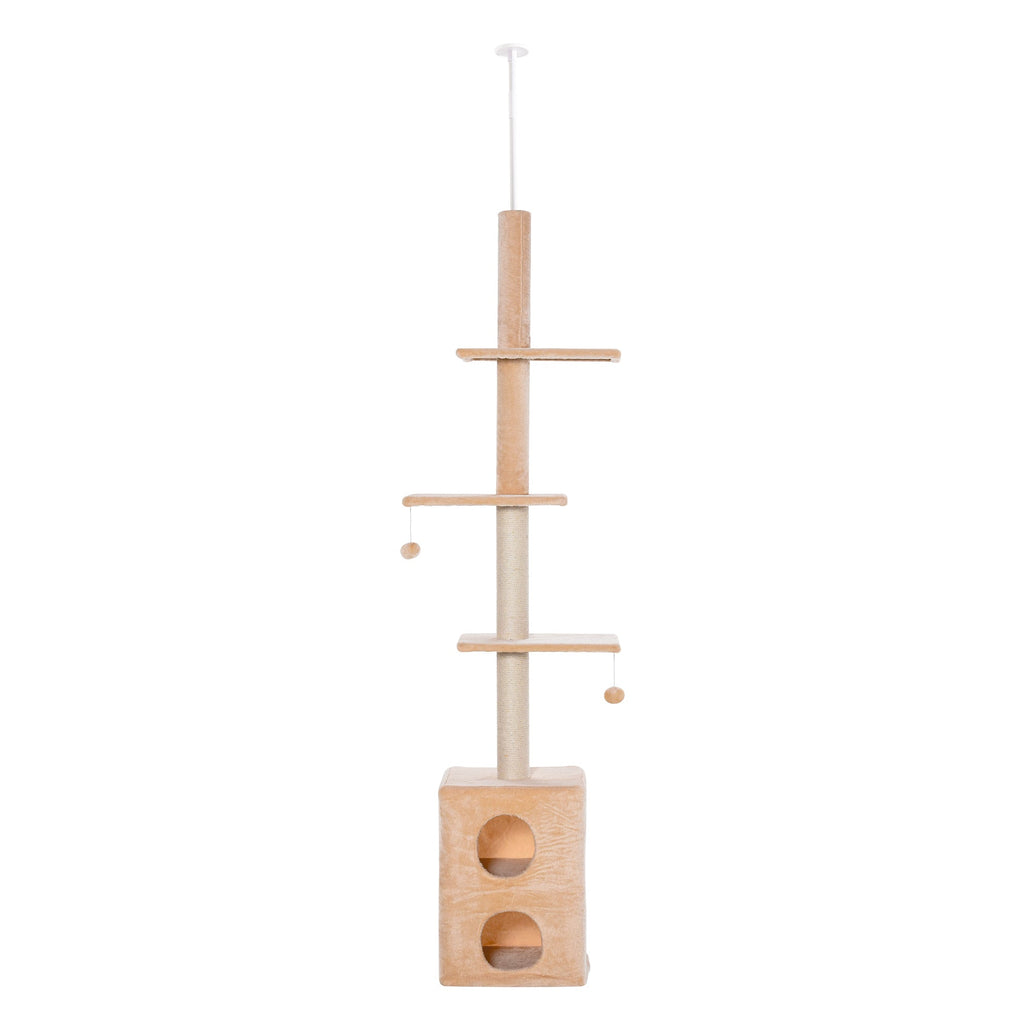 Cat Tree for cats with Scratch Pole for up to 5 Kgs Cat 210-240cm - Borge' Group Limited