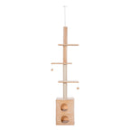 Cat Tree for cats with Scratch Pole for up to 5 Kgs Cat 210-240cm - Borge' Group Limited
