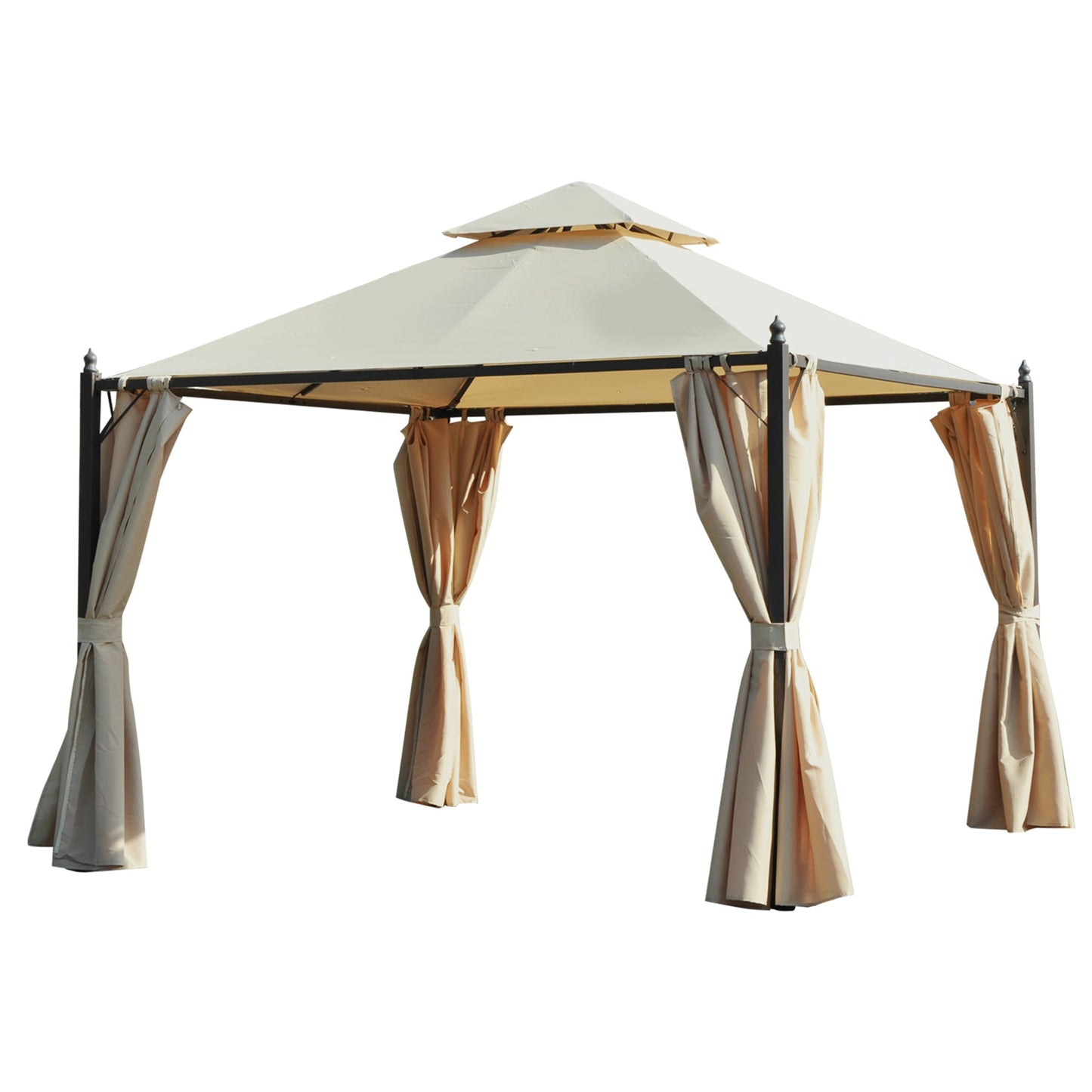 CAMI | 3x3m Beige Garden Gazebo - Borgè