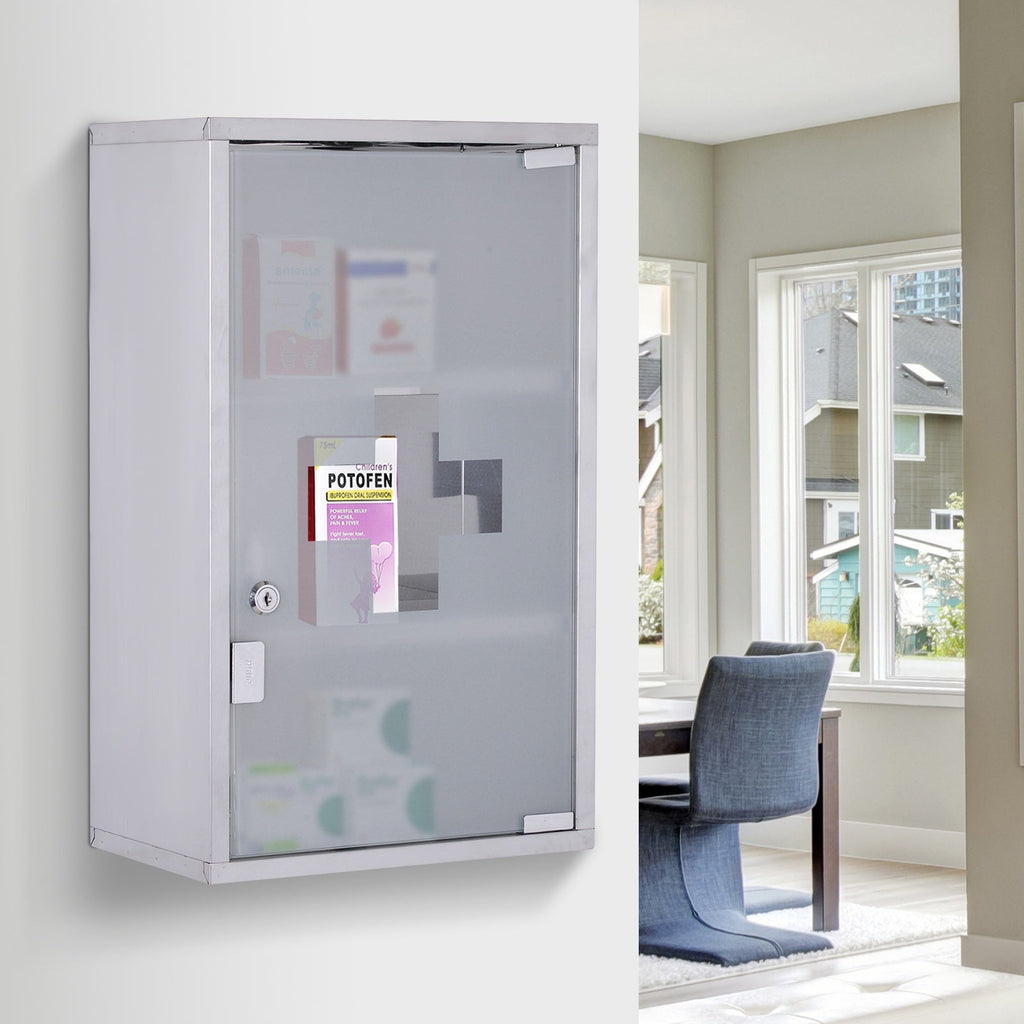 Stainless Steel First Aid Medicinal Cabinet - Borgè