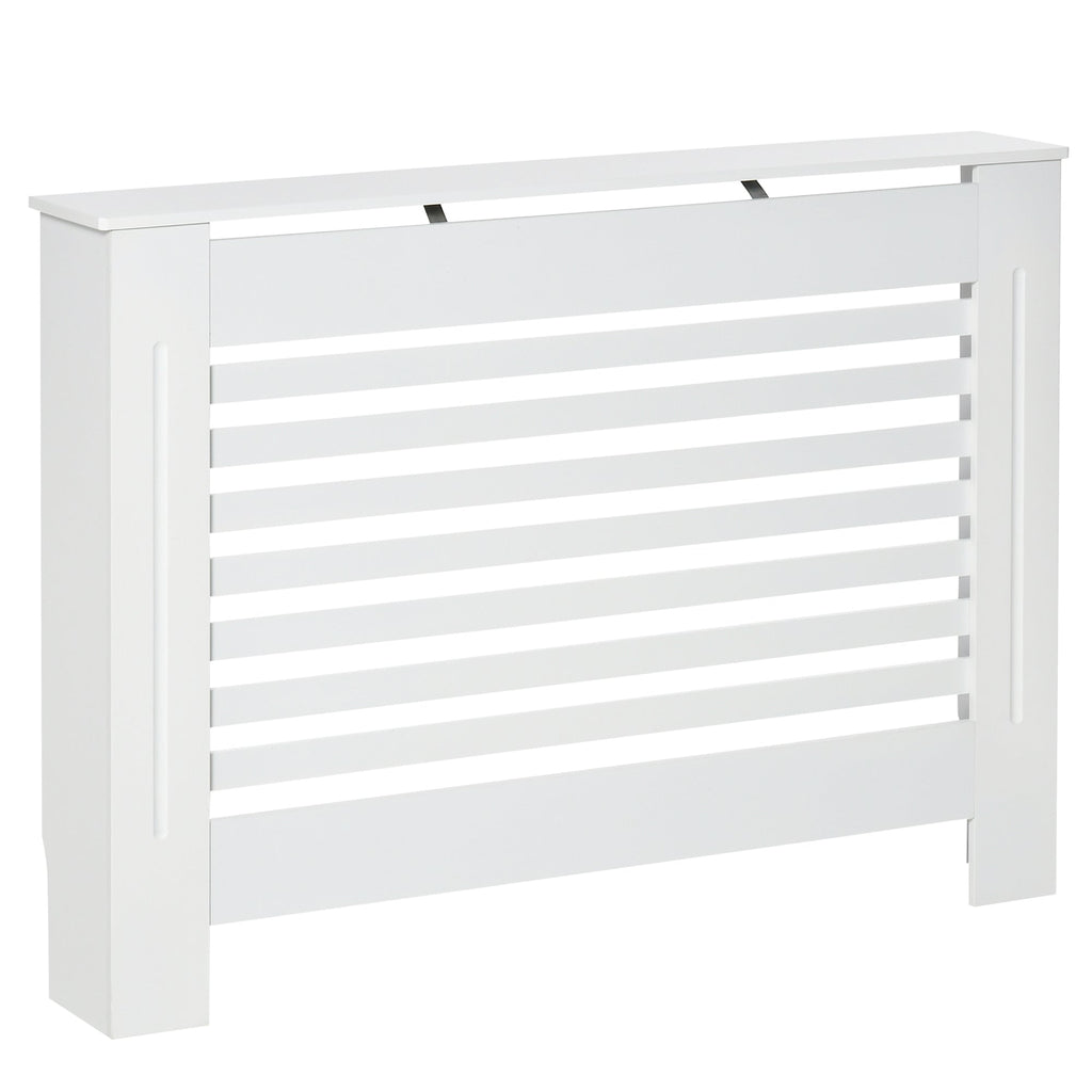 Coverterothermaphone in white wood with slat structure 112x19x81cm - Borgè