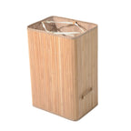 Stylish Bamboo Basket with Lid, Removable Cover, and Lining - 40x30x60cm - Borgè
