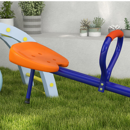 Outsunny swing for children 3-8 years with 360 Â° rotation, in steel and pp, 192x60x60 cm - Borgè