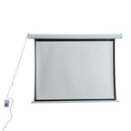 Screen Motorized Projecter / Home Cinema 84'' White | - Borgè